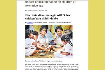 Impact of discrimination on children at formative age