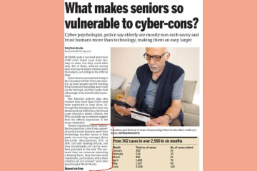Senior Citizens falling prey to Cyber Cons